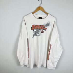Vintage y2k Harley Davidson long sleeve tshirt